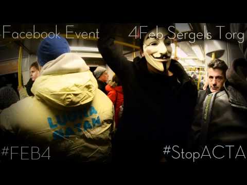 Protest/Demonstration emot ACTA 4Februari @ Sergels Torg Stockholm