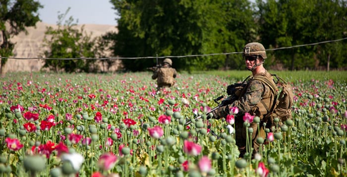 opium soldater droghandel