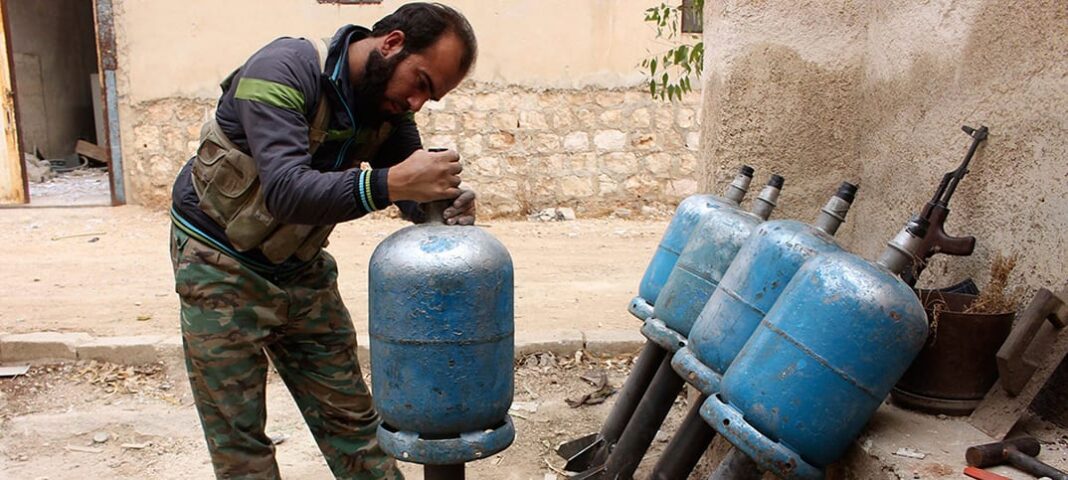 giftgasattacken Rysk rapport Gasattack i Syrien