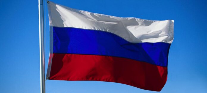 ryssland flagga
