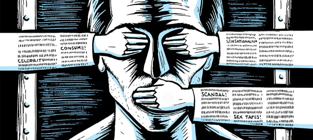 censur Stella Morabito straffskattas cancerbot Dan Rather mörkar sanningen Vissa journalister SOPA attack mot Parler tysta kritiker åsiktsförföljelse Självcensurering