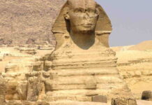 Hemlig kunskap gömd under Sfinxen i Giza Sfinxen