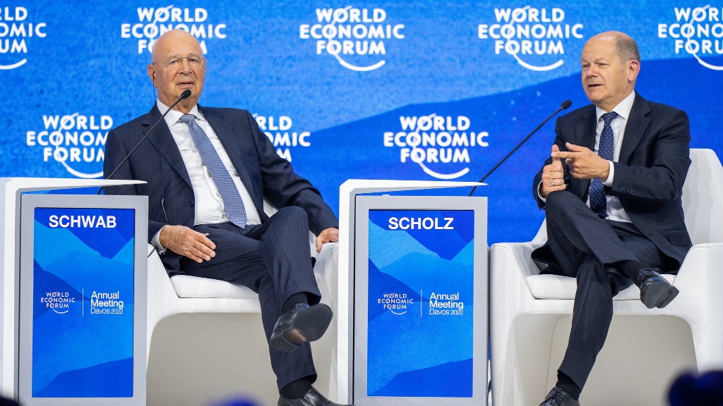 årsmöte i Davos kollektiva åtgärder Davosmötet Klimatväckelsemöte Desinformation största hotet