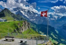 Schweiz stänger luftrummet för USA offer för covidvaccin Schweiz stänger luftrummet