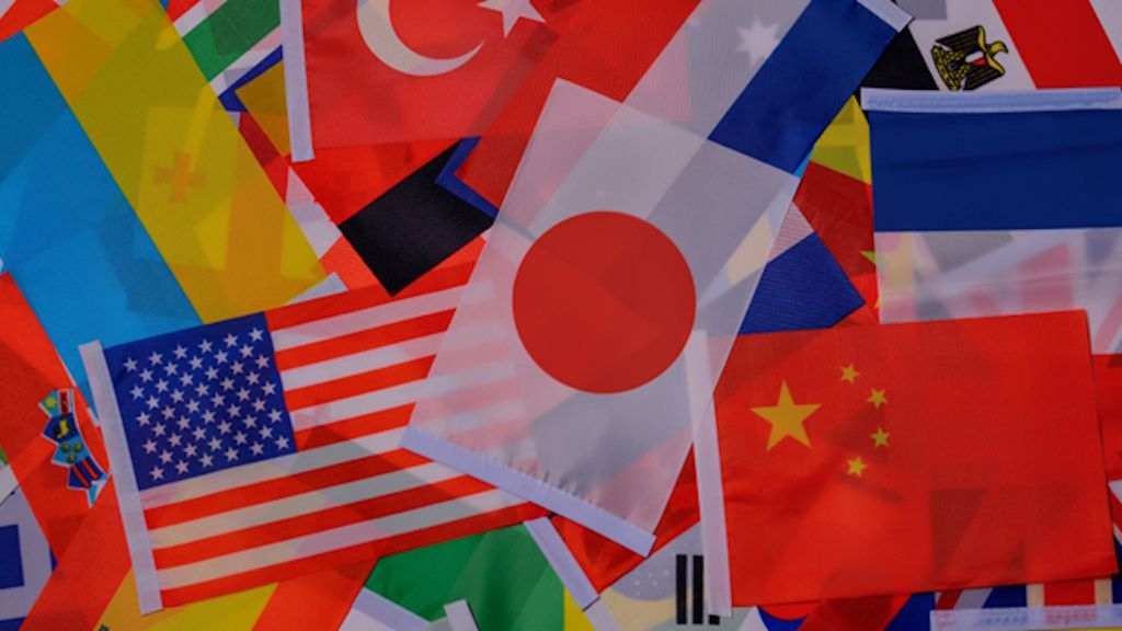 flaggor-varlden stora globala evenemang