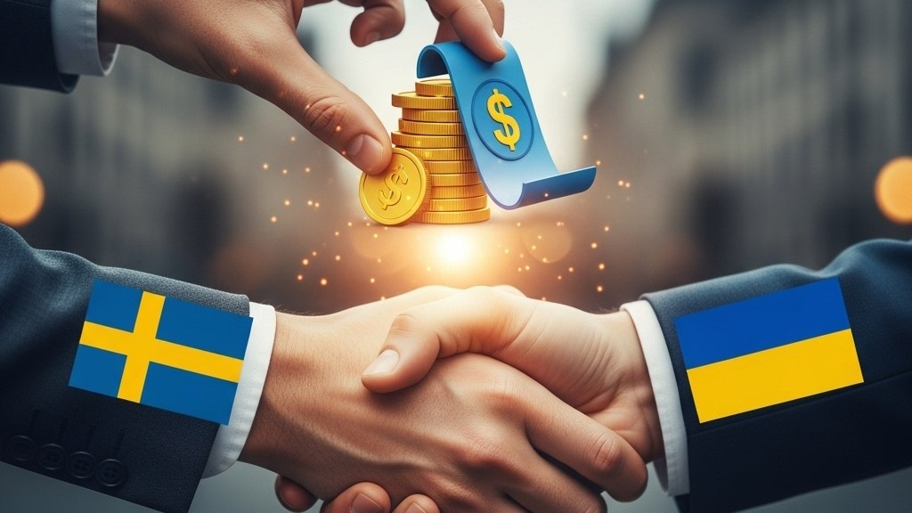 sverige-ukraina finansiera Ukrainas budget nya miljarder till Ukraina