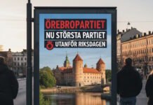 Örebropartiet nu största partiet utanför riksdagen Örebropartiet