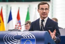 Ulf Kristersson: Mycket glädjande att EU ger en biljon kronor till Ukraina biljon kronor till Ukraina