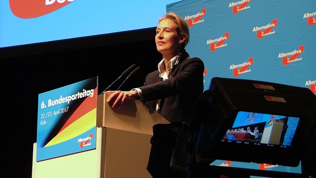 AliceWeidel AFD-ledaren Alice Weidel
